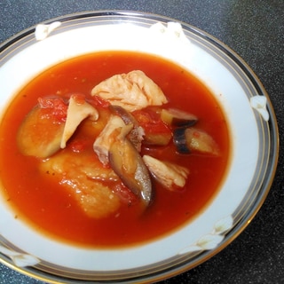 鱈とナスのプロバンス風トマトソース煮込み